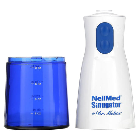 NeilMed, Sinugator, Cordless Pulsating Nasal Wash, 3 Piece Set - Supply Center USA