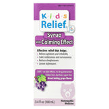 Homeolab USA, Kids Relief®, Syrup with Calming Effect, 0-12 Years, Grape, 3.4 fl oz (100 ml) - Supply Center USA