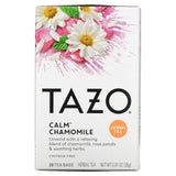 Tazo Teas, Herbal Tea, Calm Chamomile, Caffeine-Free, 20 Tea Bags, 0.91 oz (26 g) - Supply Center USA