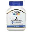 21st Century, Vitamin A, 3,000 mcg (10,000 IU), 110 Softgels - Supply Center USA