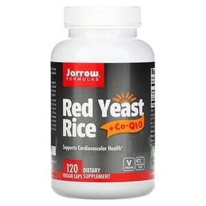 Jarrow Formulas, Red Yeast Rice + Co-Q10, 120 Veggie Caps - Supply Center USA