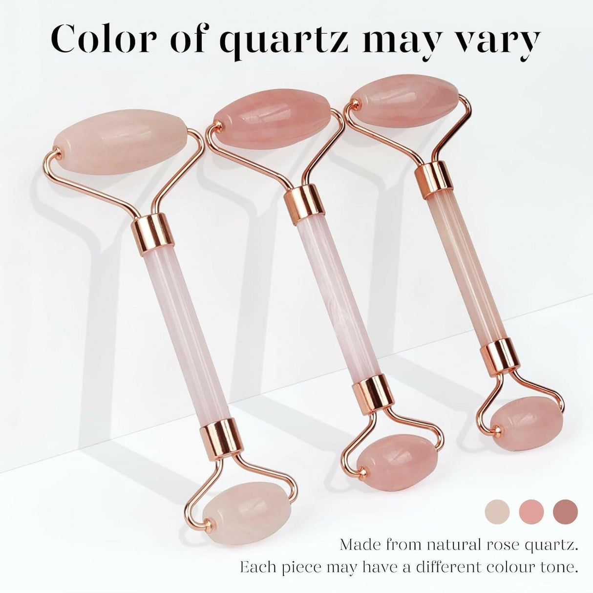 BAIMEI Icyme Jade Roller & Gua Sha, Face Roller Redness Reducing Skin Care Tools, Self Care Pink Gift for Men Women, Massager for Face, Eyes, Neck, Relieve Fine Lines and Wrinkles - Rose Quartz - Supply Center USA