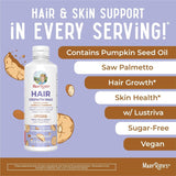 Maryruth'S Women'S Hair Growth MAX Liposomal | with Lustriva® + Biotin 10000Mcg + Pumpkin Seed Oil| Thicker Hair | Hair Care | Wrinkles, Fine Lines, Skin Care | Ages 18+ | 15.22 Fl Oz - Supply Center USA