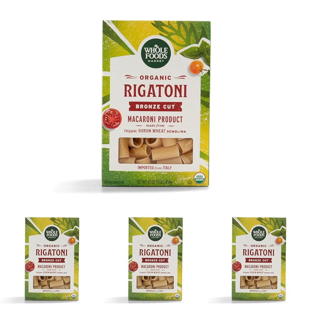 Whole Foods Market, Organic Rigatoni, 16 Ounce