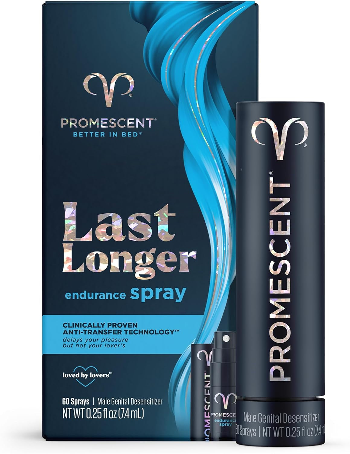 Promescent Desensitizing Delay Spray for Men Clinically Proven to Help You Last Longer in Bed - Better Maximized Sensation + Prolong Climax for Him, 2.6 Ml