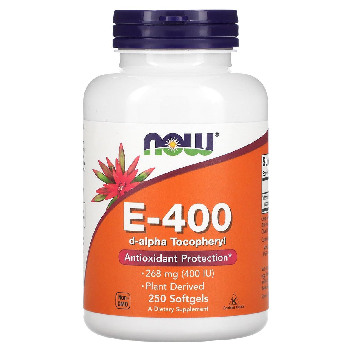 NOW Foods, E-400, 268 mg (400 IU), 50 Softgels - Supply Center USA