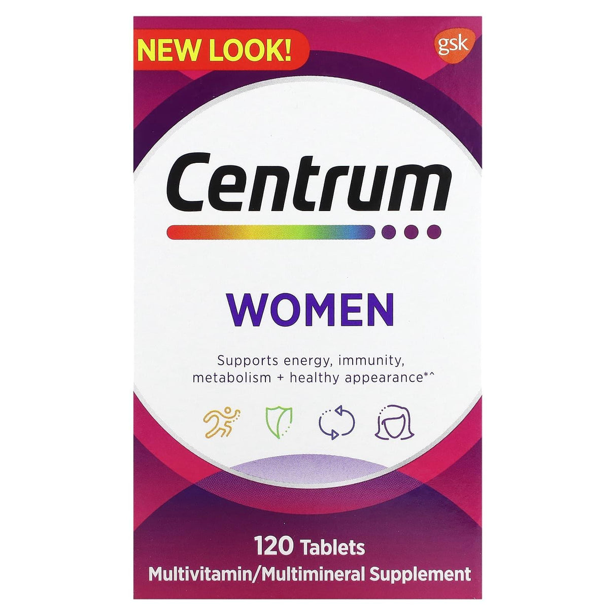 Centrum, Women Multivitamin, 120 Tablets - Supply Center USA