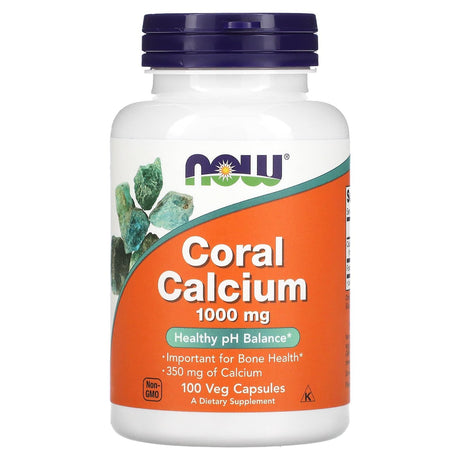 NOW Foods, Coral Calcium, 1,000 mg, 100 Veg Capsules - Supply Center USA