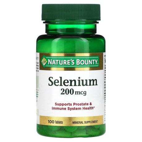 Nature's Bounty, Selenium, 200 mcg, 100 Tablets - Supply Center USA