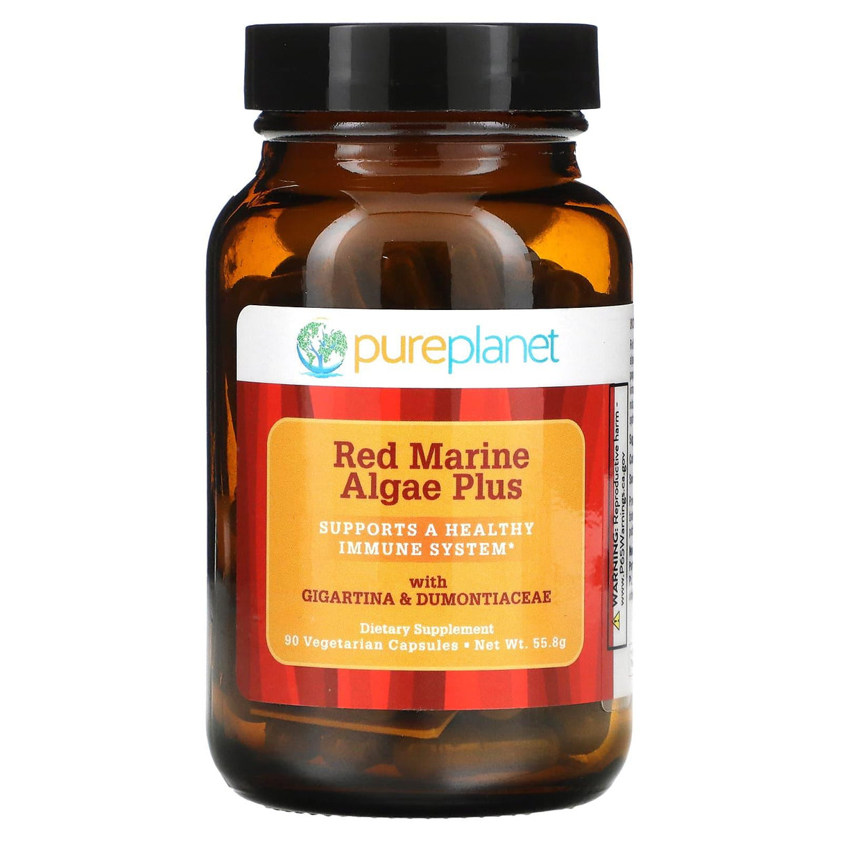 Pure Planet, Red Marine Algae Plus, 90 Vegetarian Capsules - Supply Center USA