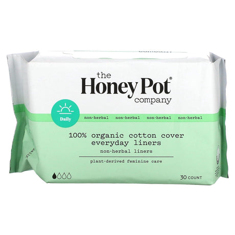 The Honey Pot Company, Organic Everyday Non-Herbal Liners, 30 Count - Supply Center USA