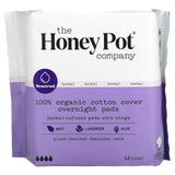 The Honey Pot Company, Organic Herbal-Infused Pads with Wings, Post-Partum, 12 Count - Supply Center USA