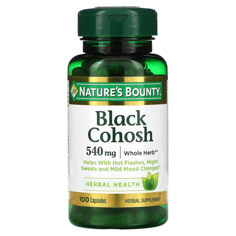 Nature's Bounty, Black Cohosh, 540 mg, 100 Capsules - Supply Center USA