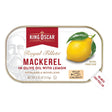 King Oscar, Royal Fillets, Mackerel in Olive Oil with Lemon, 4.05 oz (115 g) - Supply Center USA