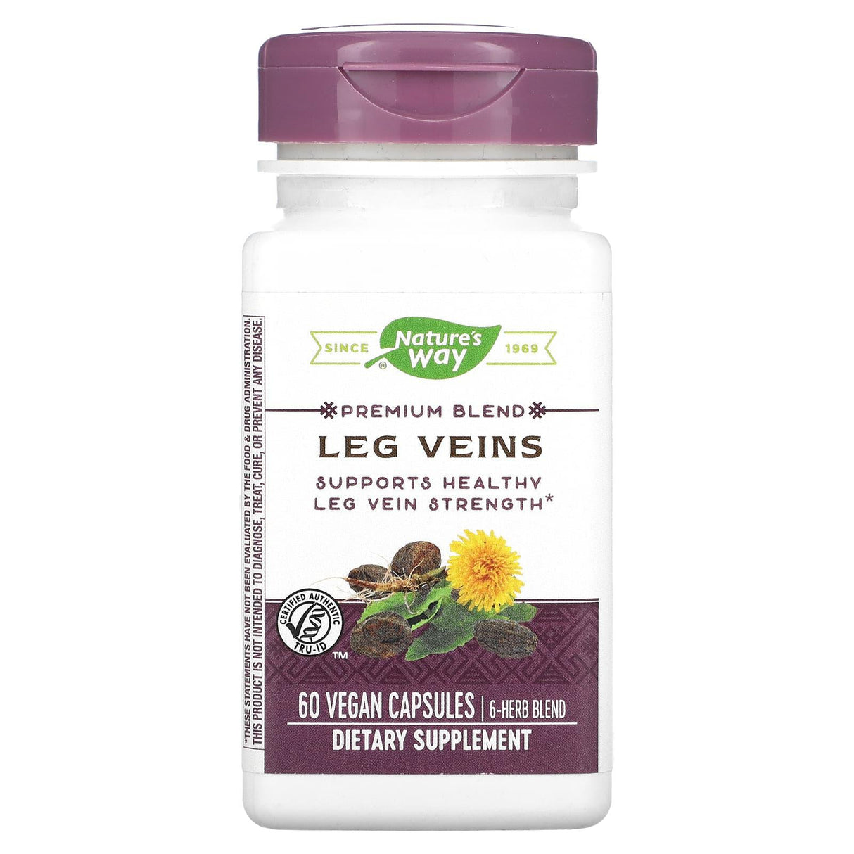 Nature's Way, Leg Veins, Premium Blend, 120 Vegan Capsules - Supply Center USA