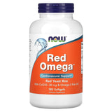 NOW Foods, Red Omega, Red Yeast Rice with CoQ10, 30 mg, 180 Softgels - Supply Center USA