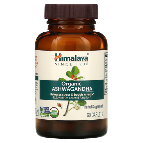 Himalaya, Organic Ashwagandha, 60 Caplets - Supply Center USA