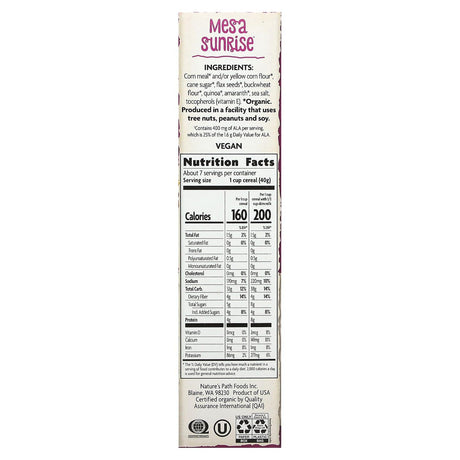 Nature's Path, Organic, Mesa Sunrise Cereal, 10.6 oz (300 g) - Supply Center USA