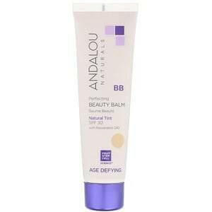 Andalou Naturals, BB Perfecting Beauty Balm, Age Defying, SPF 30, Natural Tint, 2 fl oz (58 ml) - HealthCentralUSA