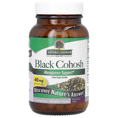 Nature's Answer, Black Cohosh, 40 mg, 60 Vegetarian Capsules - Supply Center USA