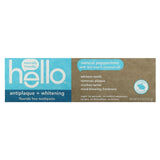 Hello, Antiplaque + Whitening Fluoride Free Toothpaste, Natural Peppermint, 4.7 oz (133 g) - Supply Center USA