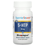 Superior Source, 5-HTP, 50 mg, 60 MicroLingual Instant Dissolve Tablets - Supply Center USA