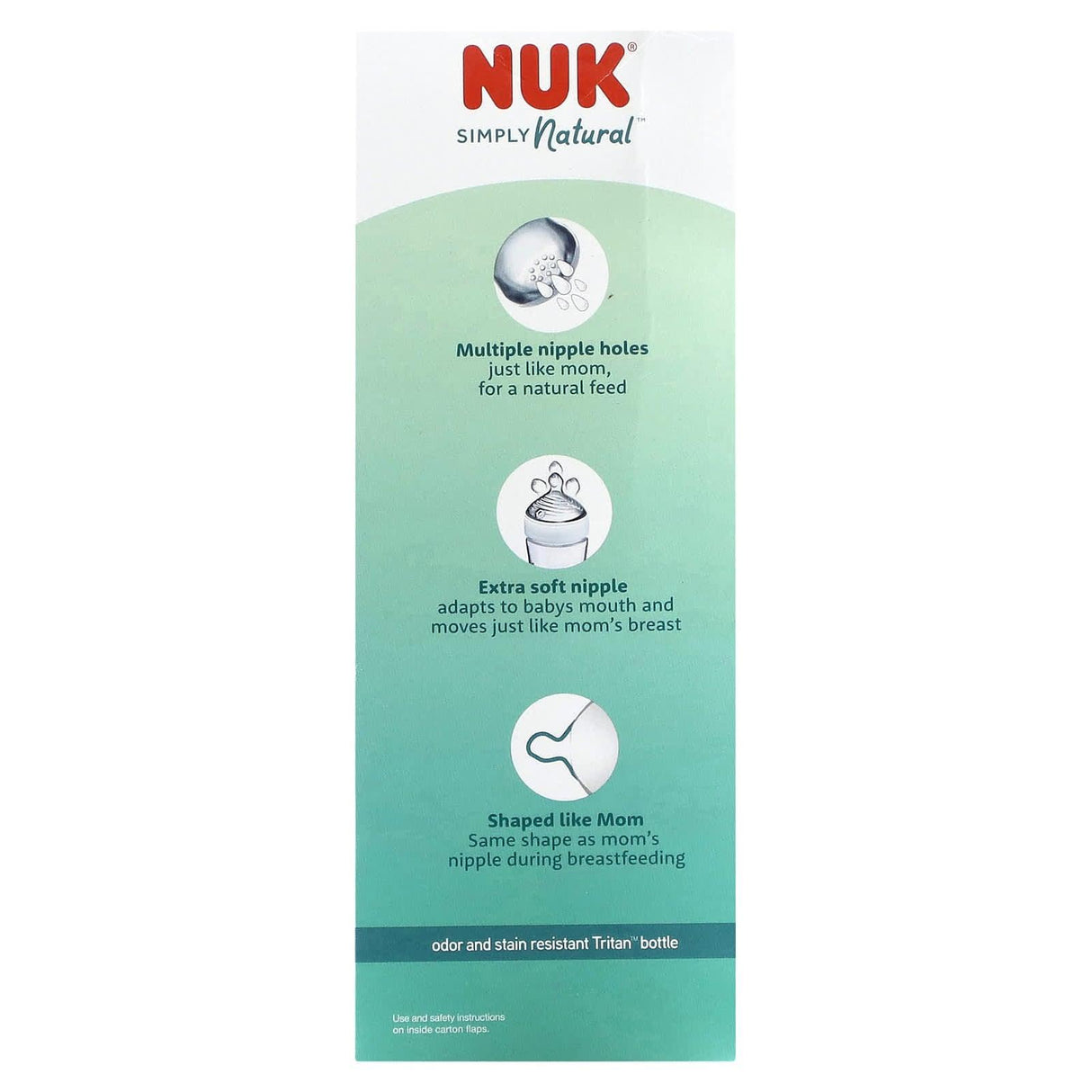 NUK, Smooth Flow, Anti-Colic Bottle Newborn Gift Set, 0+ Months, 11 Pieces - Supply Center USA