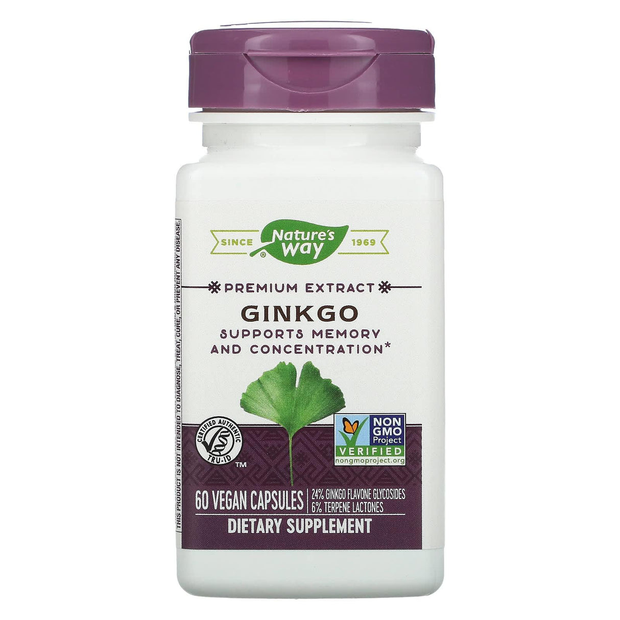 Nature's Way, Premium Blend, Ginkgo, 60 Vegan Capsules - Supply Center USA