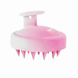 HEETA Shampoo Scalp Brush Massager Hair Growth, Scalp Scrubber with Soft Silicone Bristles for Hair Growth & Dandruff Removal, Hair Brush for Scalp Exfoliator, Black