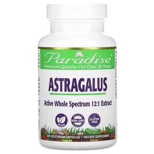 Paradise Herbs, Astragalus, 120 Vegetarian Capsules - Supply Center USA