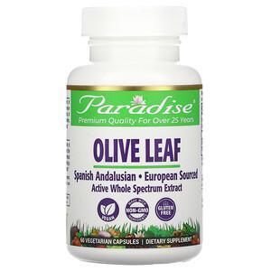 Paradise Herbs, Olive Leaf, 60 Vegetarian Capsules - Supply Center USA