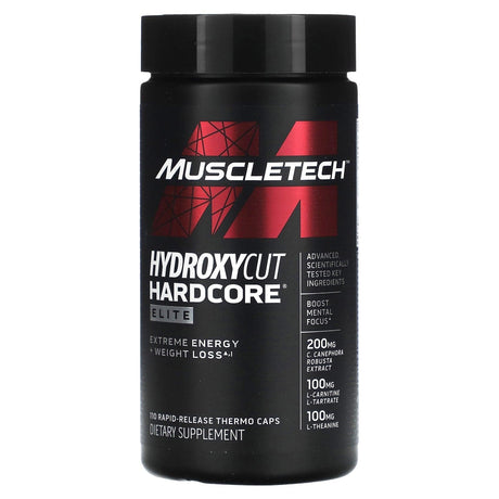 MuscleTech, Hardcore Elite, 110 Rapid-Release Thermo Caps - Supply Center USA