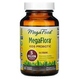 MegaFood, Kids Probiotic, MegaFlora, 5 Billion CFU, 60 Capsules (Ice) - Supply Center USA