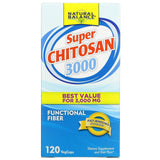 Natural Balance, Super Chitosan 3000, 3,000 mg, 120 VegCaps - Supply Center USA