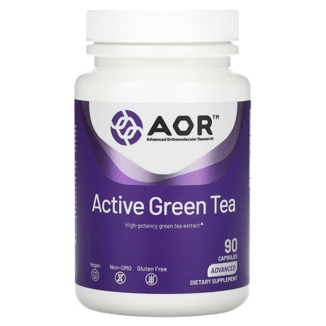 Advanced Orthomolecular Research AOR, Active Green Tea, 90 Capsules - Supply Center USA