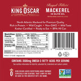 King Oscar, Royal Fillets, Mackerel in Olive Oil, 4.05 oz (115 g) - Supply Center USA