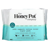 The Honey Pot Company, Organic Super Herbal-Infused Pads with Wings, 16 Count - Supply Center USA