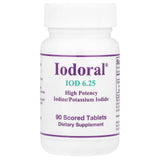 Optimox, Iodoral, IOD, 6.25 mg, 90 Scored Tablets