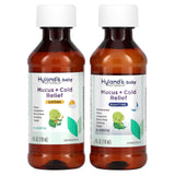 Hyland's Naturals, Baby, Mucus + Cold Relief Combo Pack, Daytime/Nighttime, 6+ Months, 2 Bottles, 4 fl oz (118 ml) Each - Supply Center USA