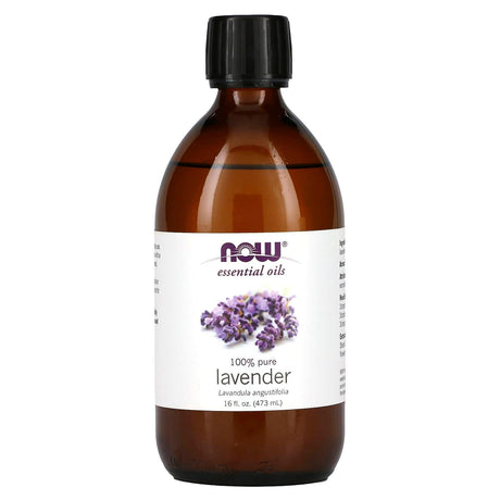 NOW Foods, Essential Oils, Lavender, 16 fl oz (473 ml) - Supply Center USA