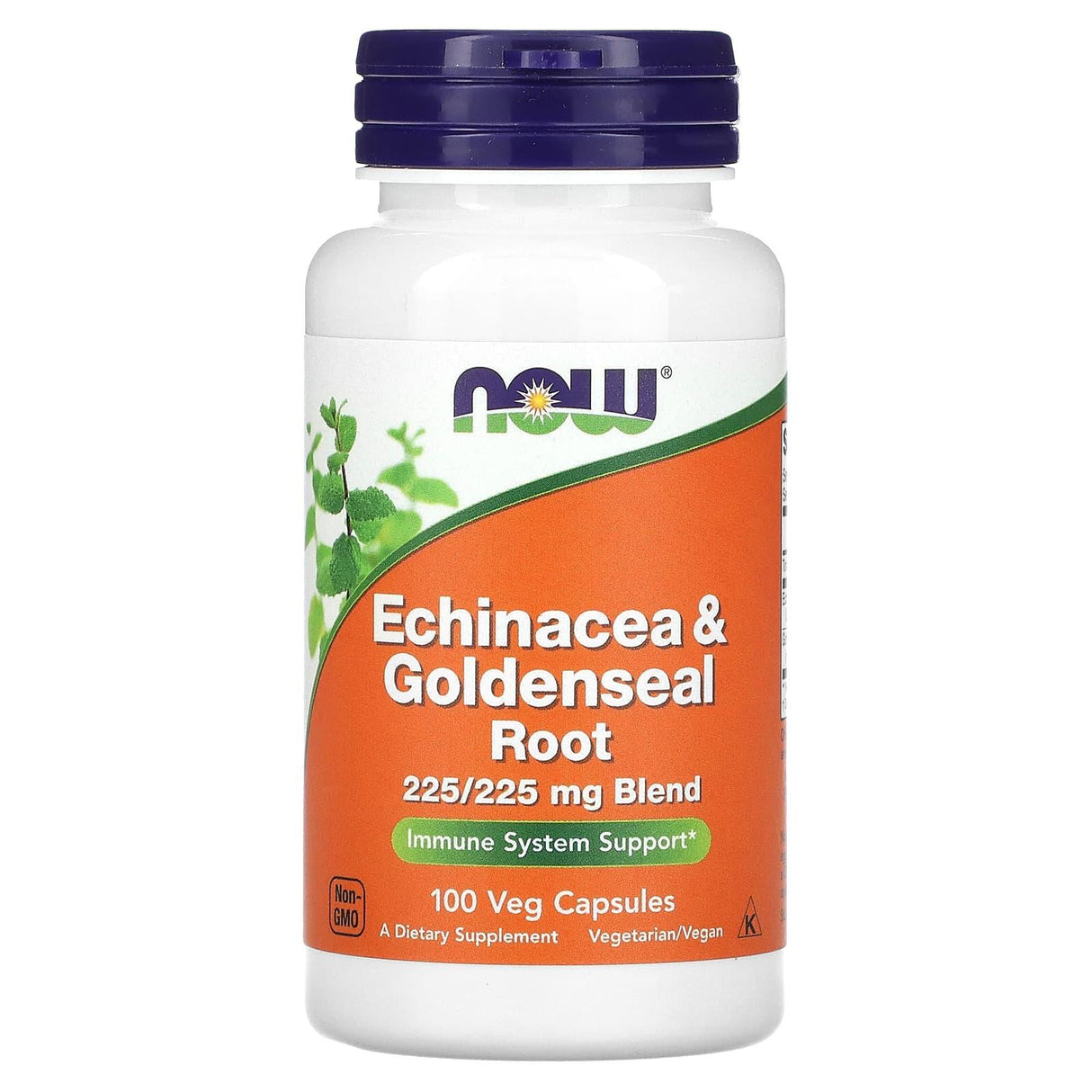 NOW Foods, Echinacea & Goldenseal Root, 225 mg, 100 Veg Capsules - Supply Center USA