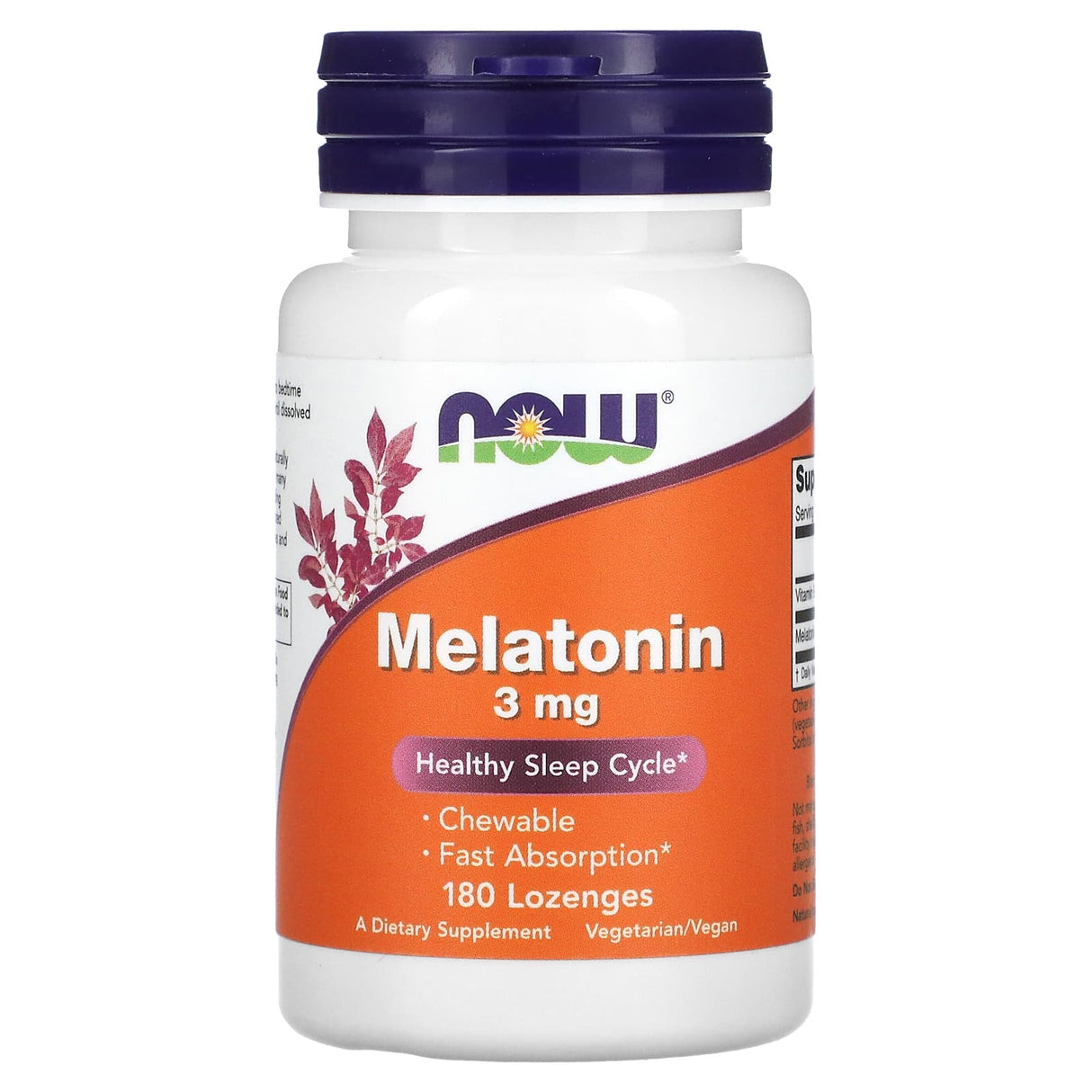 NOW Foods, Melatonin, 3 mg, 90 Lozenges - Supply Center USA