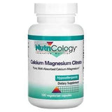 Nutricology, Calcium Magnesium Citrate, 100 Vegetarian Capsules - Supply Center USA