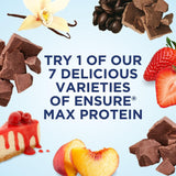Ensure Max Protein Shake | Milk Chocolate | Ready to Drink | 30G Protein for Muscle Building | 1G Sugar, 4G Fiber | 11 Fl Oz - 12 Pack