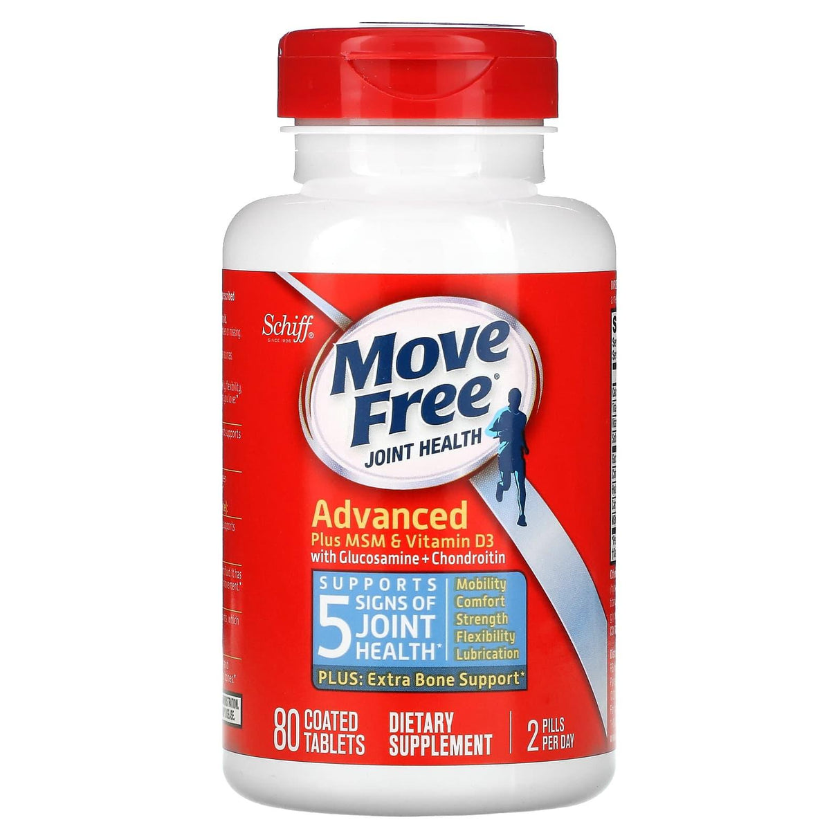 Schiff, Move Free, Joint Health, 80 Coated Tablets - Supply Center USA