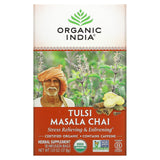 Organic India, Tulsi Tea, Turmeric Ginger, Caffeine-Free, 18 Infusion Bags, 1.2 oz (34.2 g) - Supply Center USA