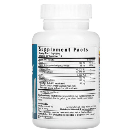 Naturally Vitamins, Histame, Food Intolerance Support Supplement, 30 Capsules - Supply Center USA