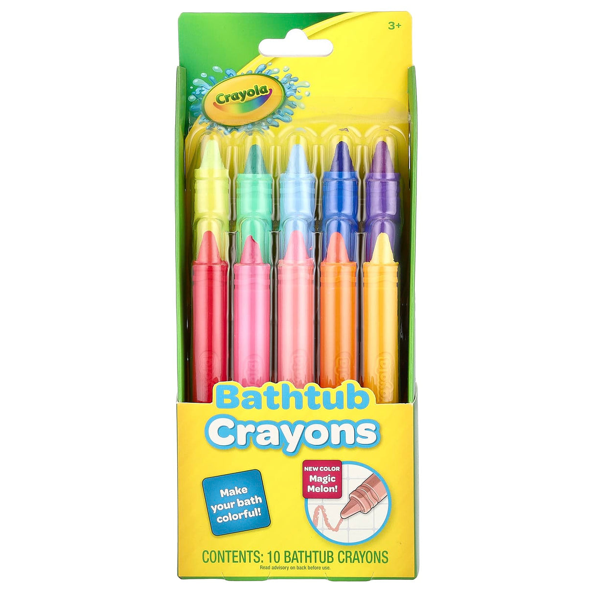 Crayola, Crayola, Bathtub Crayons, 3 & Up, 9 Crayons, + 1 Bonus Crayon