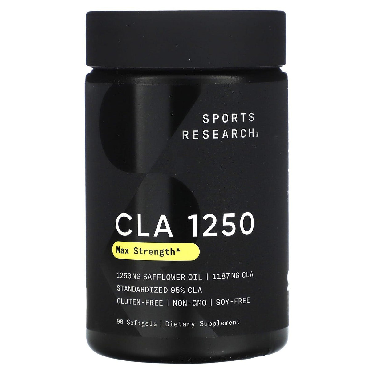 Sports Research, CLA 1250, Max Strength, 1,250 mg, 90 Softgels - Supply Center USA