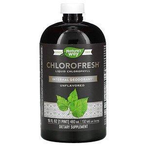 Nature's Way, Chlorofresh, Liquid Chlorophyll, Unflavored, 16 fl oz (480 ml - HealthCentralUSA